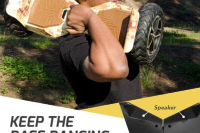 hoverboard with bluetooth speakers