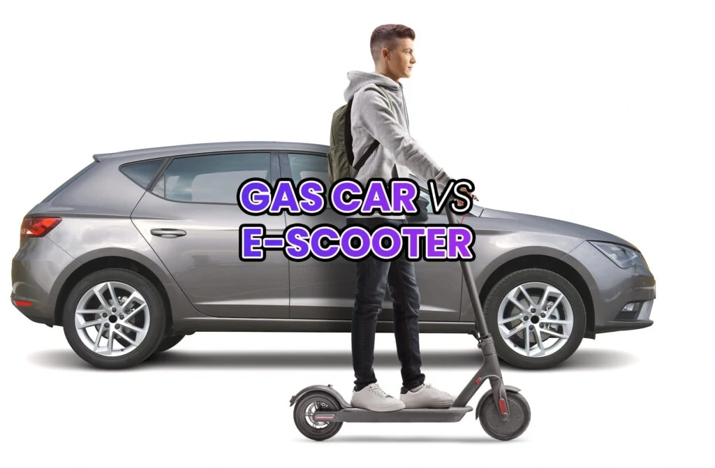 gas car vs electric scooter