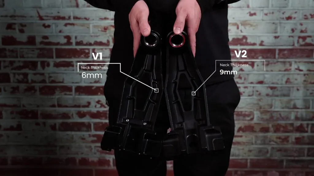 Apollo Phantom V1 vs V2 neck