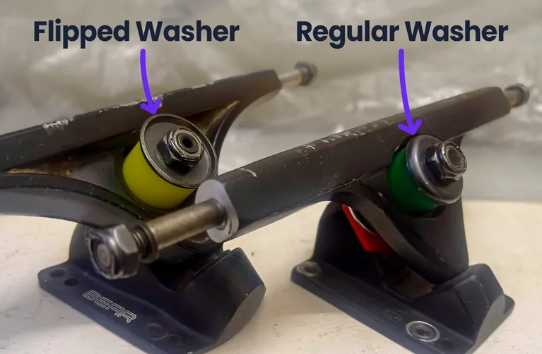 Flipped washer vs regular washer