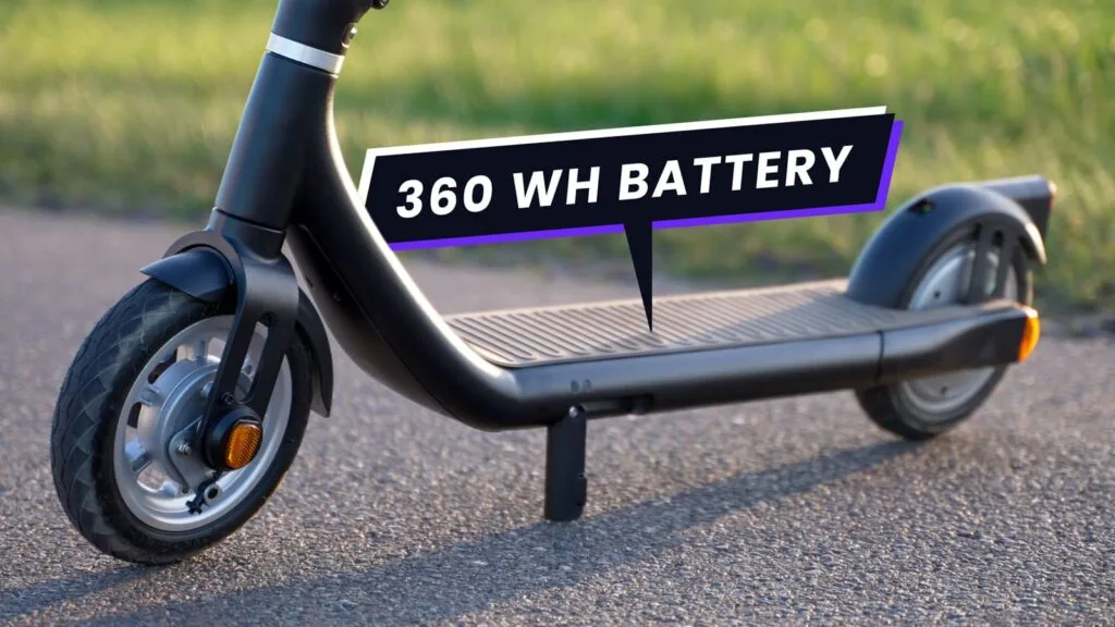 Atomi Alpha electric scooter 360Wh battery