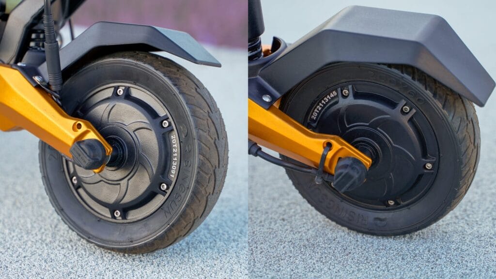 8 inch solid tires on Splach Twin