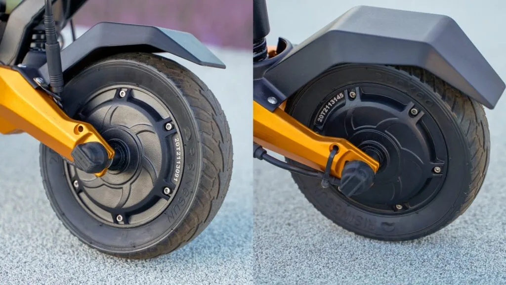 8 inch solid tires on Splach Twin