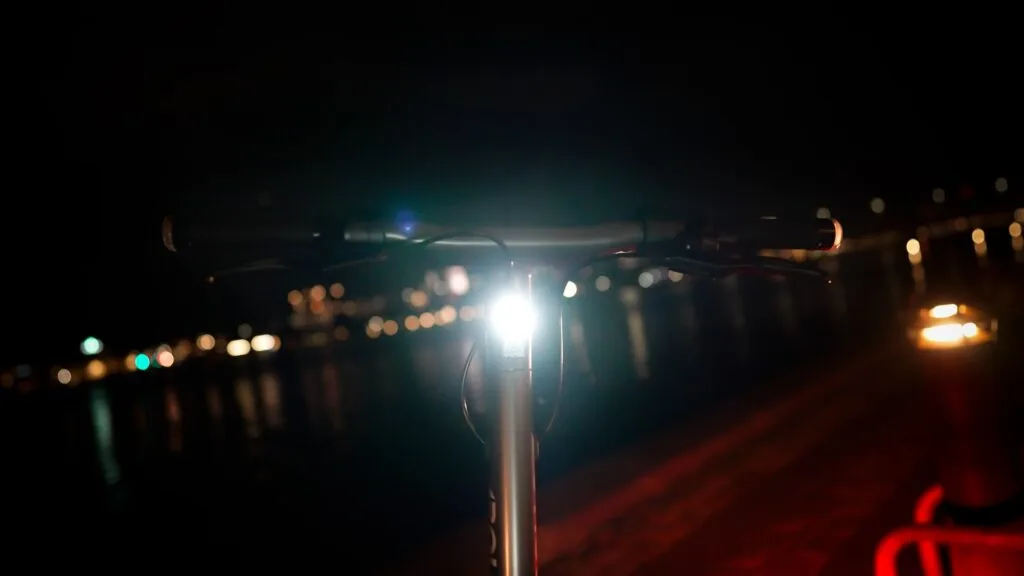 Apollo City Pro headlight turned on at night