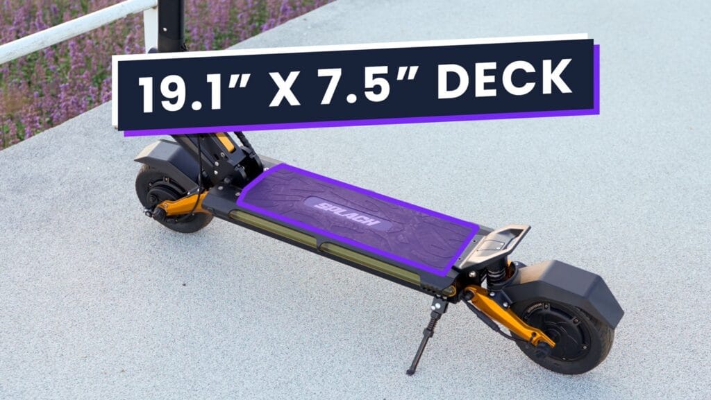 Deck size of Splach Twin