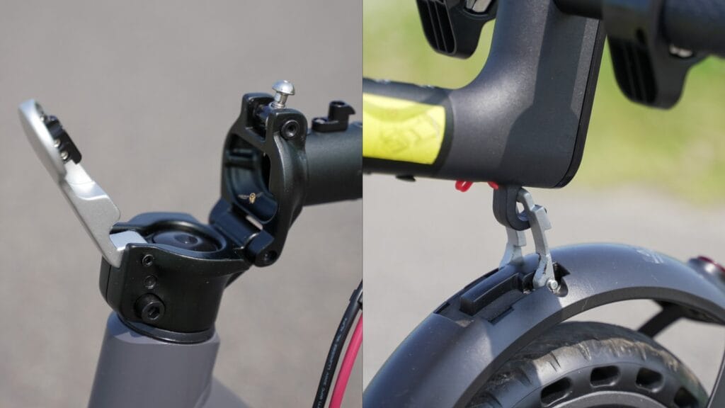 Hiboy S2 folding mechanism