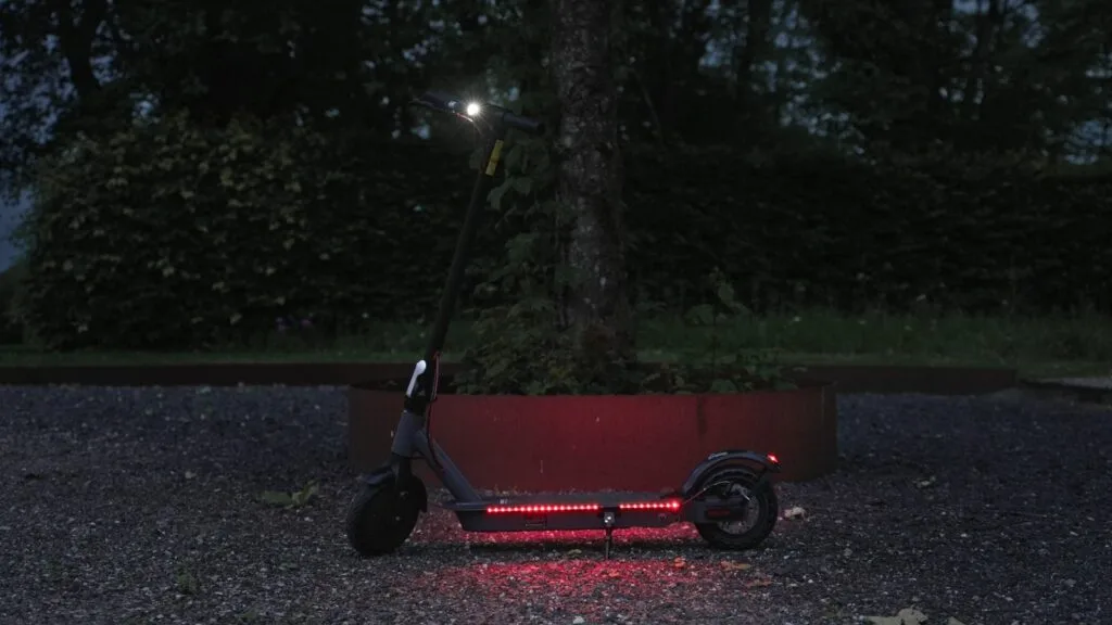 Hiboy S2 lights and visibility at night