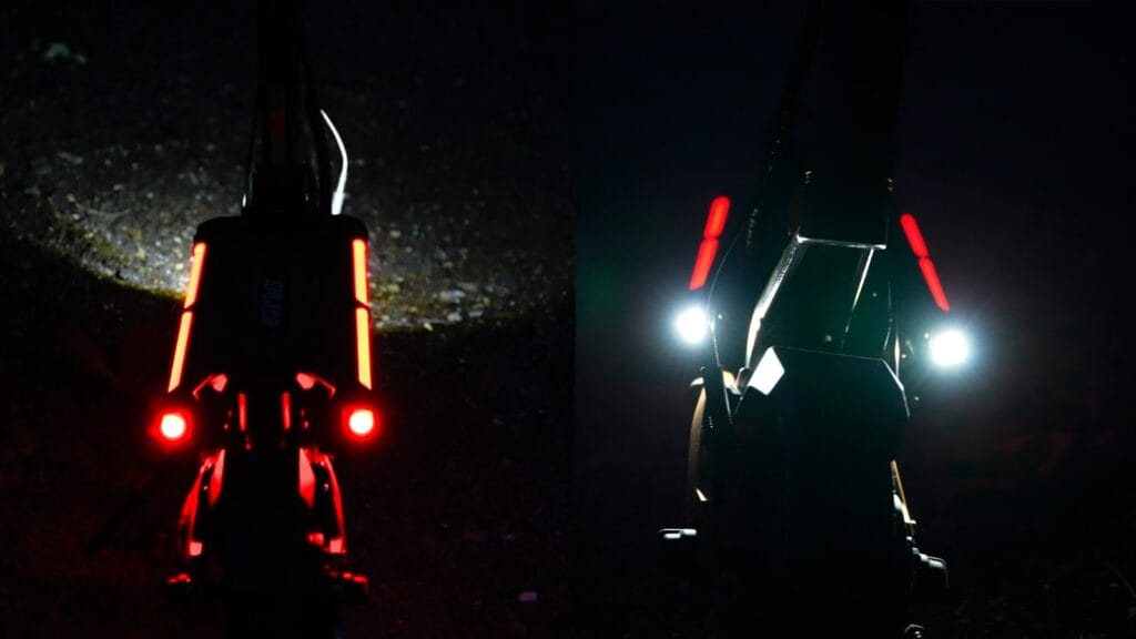 Lights on the Splach Twin