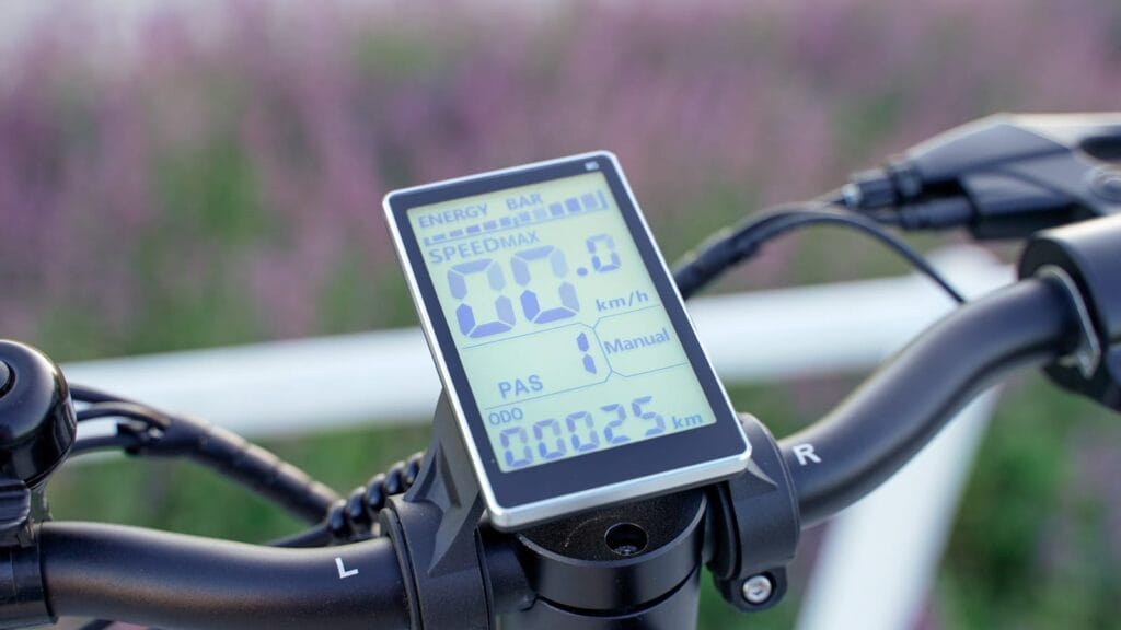 Display on the Varla Pegasus