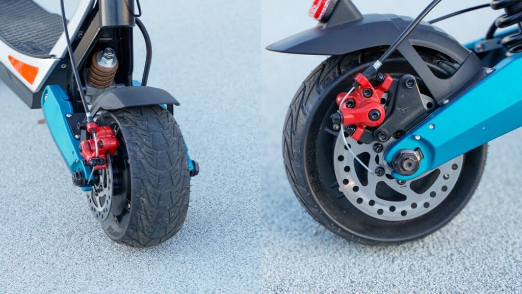 Solid tires on Varla Pegasus