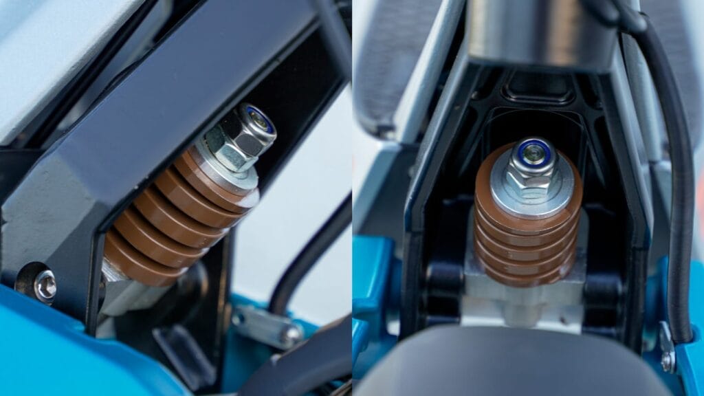 Spring suspension on Varla Pegasus