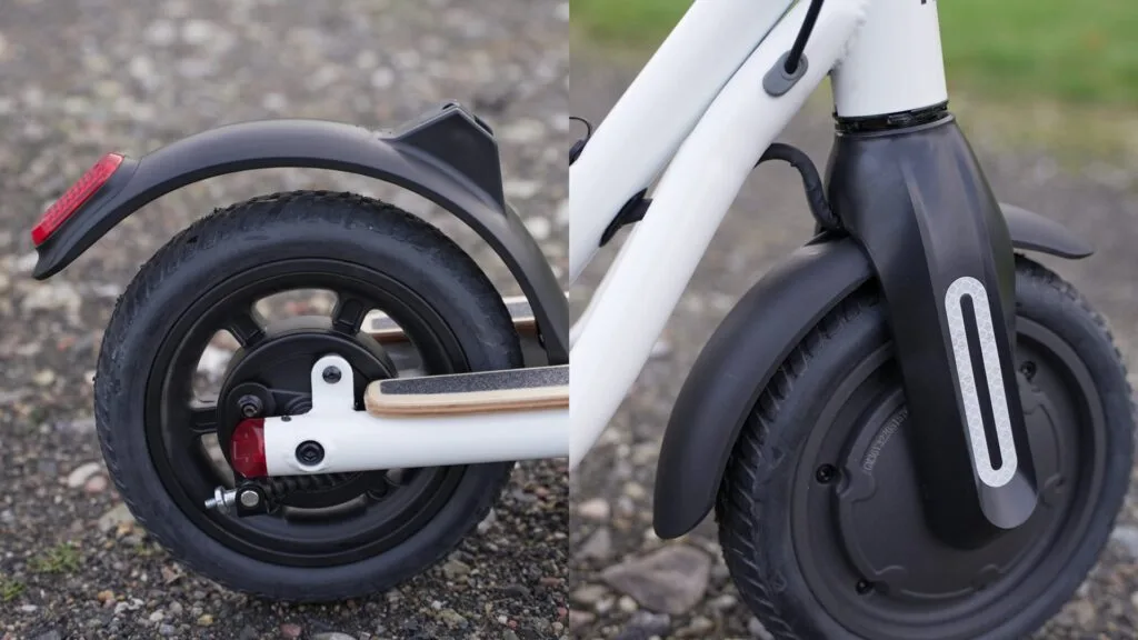 Front and rear fender on the Fluid CityRider