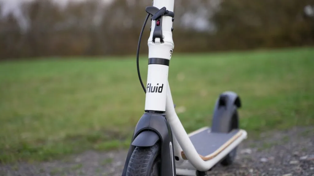 Photo of the Fluid logo on the CityRider