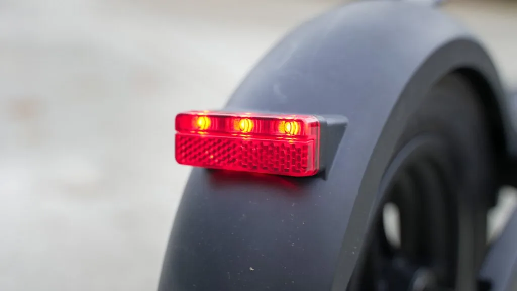 Taillight on TurboAnt X7 Max