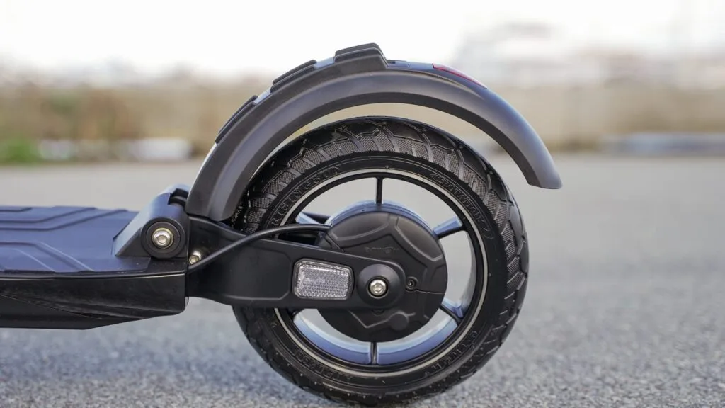 Rear foot friction brake on Fluid Mosquito