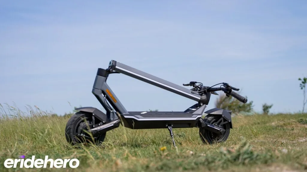 Punk Rider Pro electric scooter folded