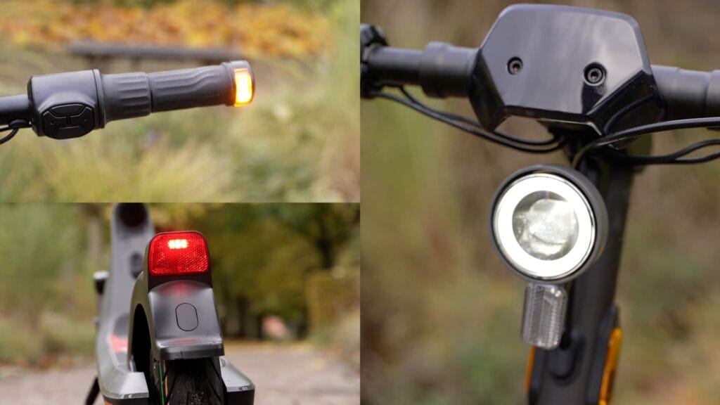 NIU KQi 200F lighting setup