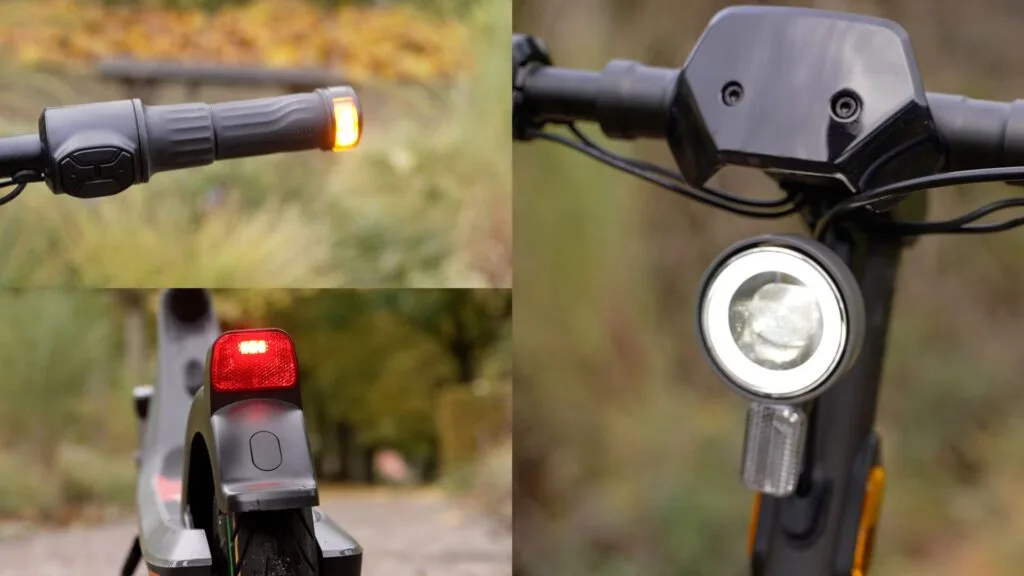NIU KQi 200F lighting setup