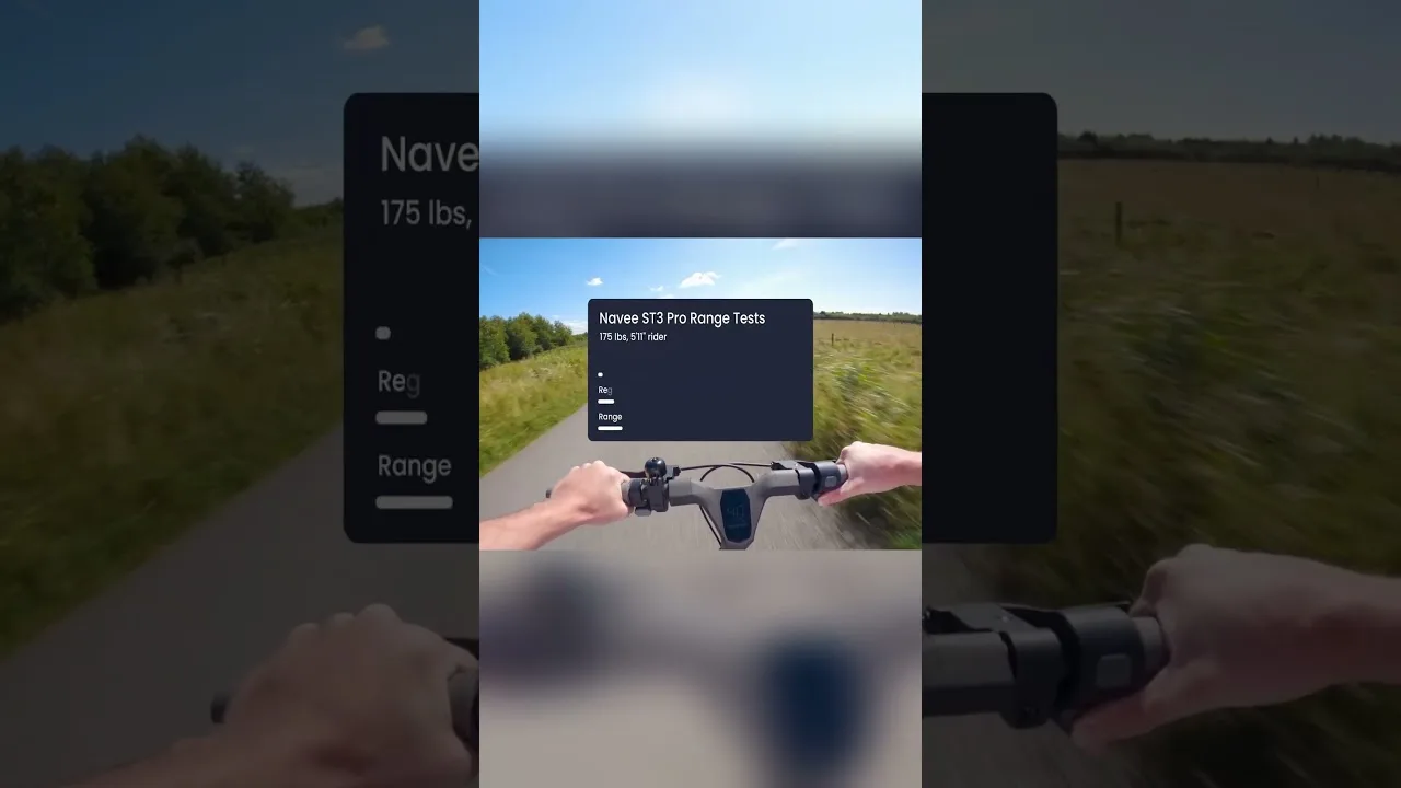 Navee ST3 Pro real-world range tests #electricscooter