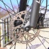 Closeup of Lacros Thuner 180mm disc brake