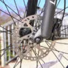Closeup of Lacros Thuner 180mm disc brake