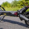 Low shot of the Nanrobot N6 72V electric scooter